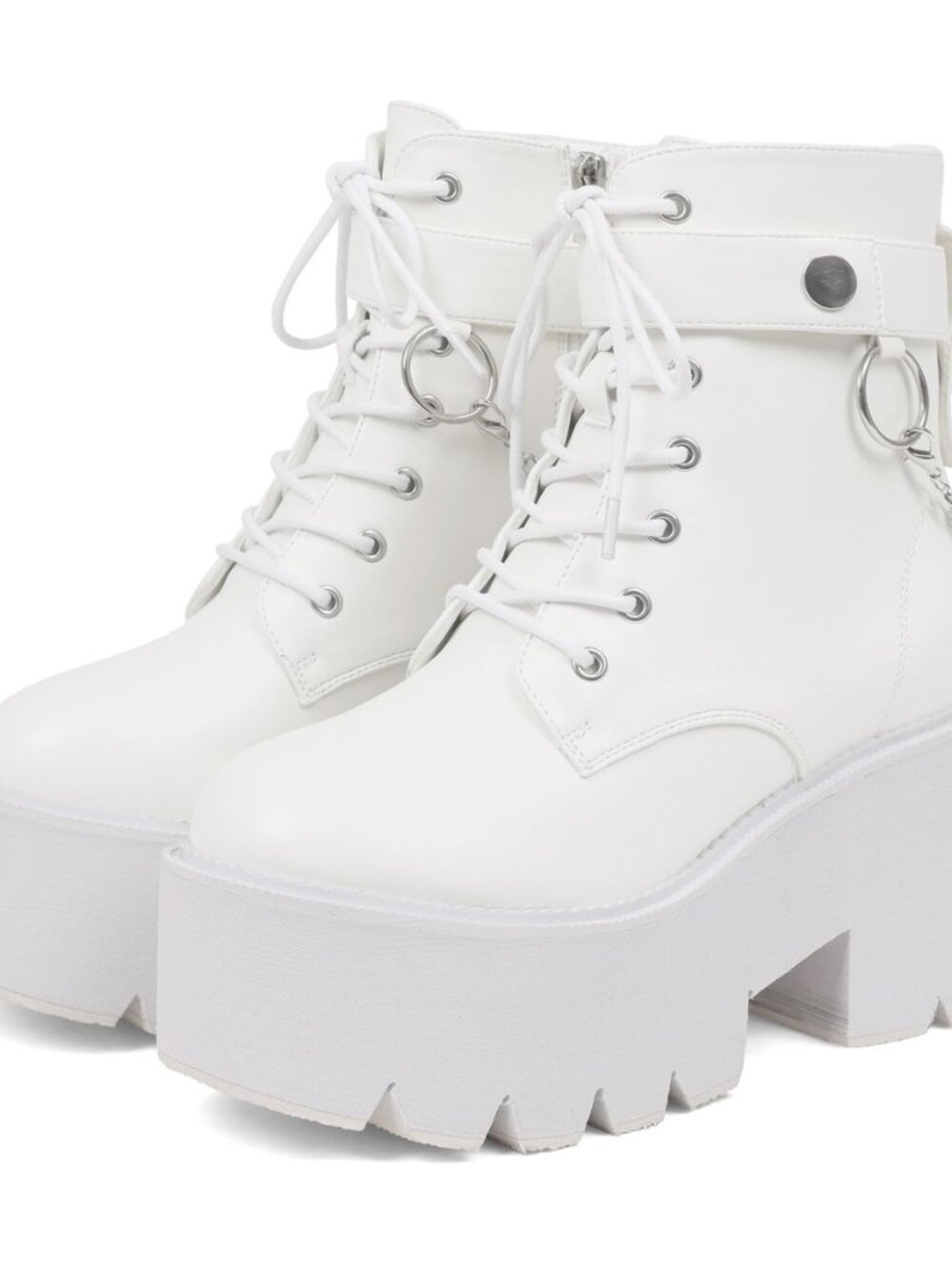 Women's Platform Ankle Boots Rave Goth Combat Booties